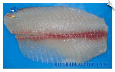 Tilapia Fillet, Non-CO Treated, Semi Deep Skinned, Well Trimmed